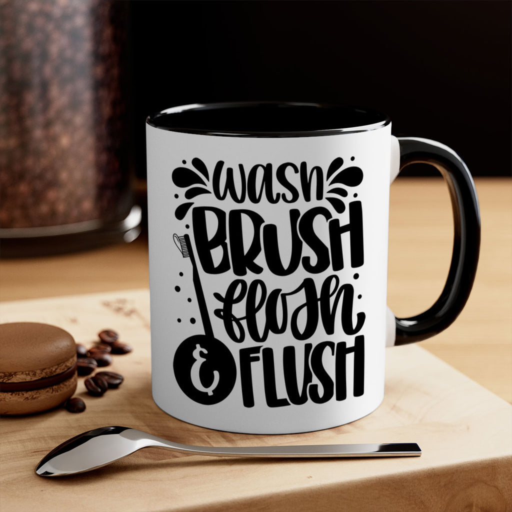 wash brush flosh flush 9#- bathroom-Mug / Coffee Cup