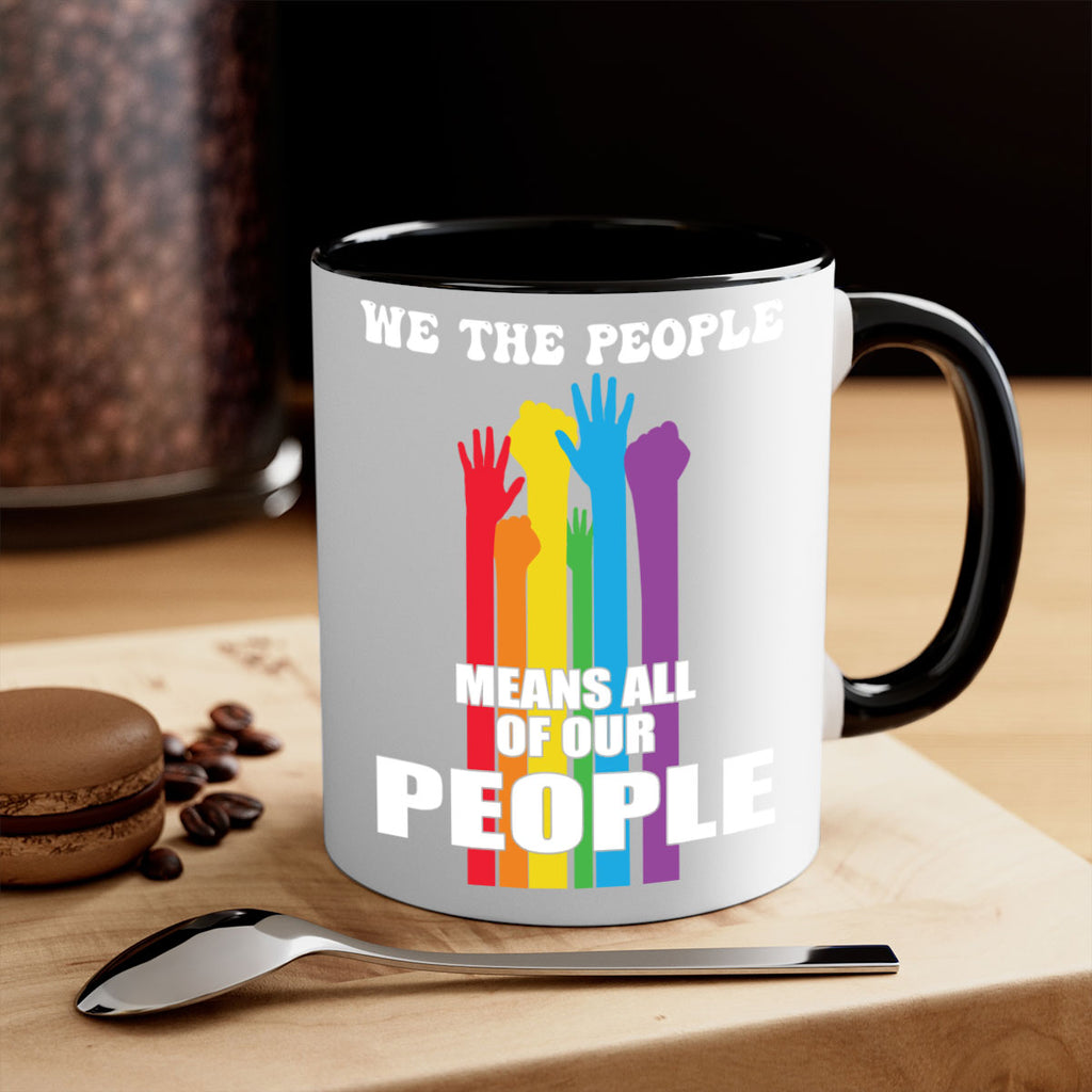 we the people means all lgbt 4#- lgbt-Mug / Coffee Cup