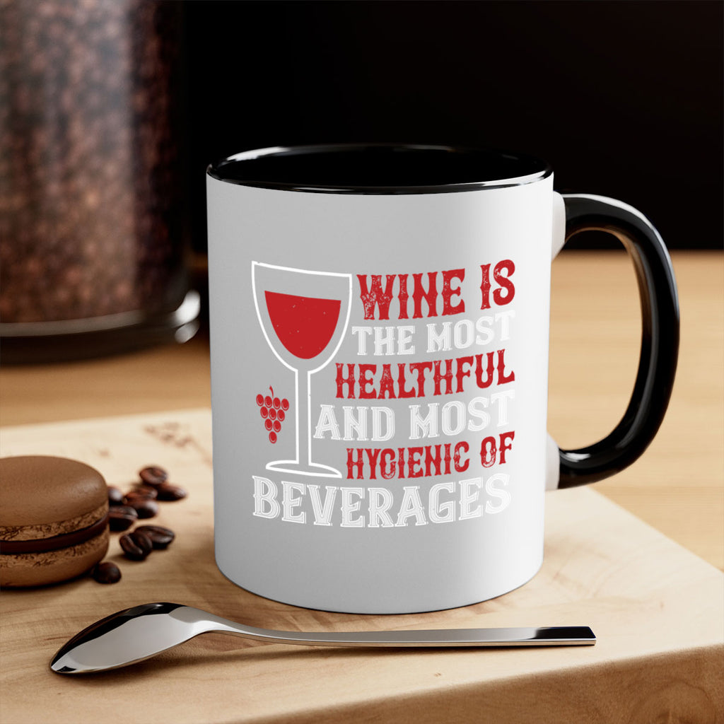 wine is the most healthful and most hygienic of 3#- wine-Mug / Coffee Cup