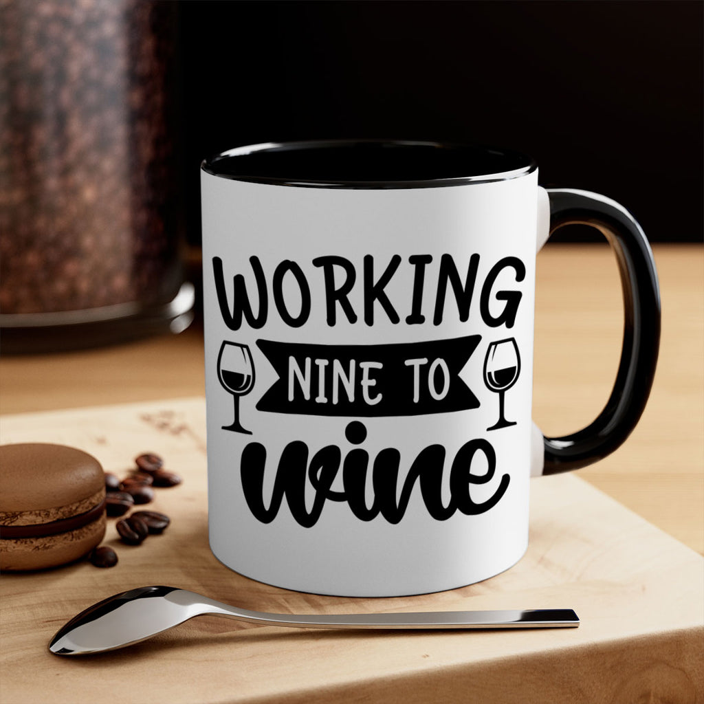 working nine to wine 140#- wine-Mug / Coffee Cup