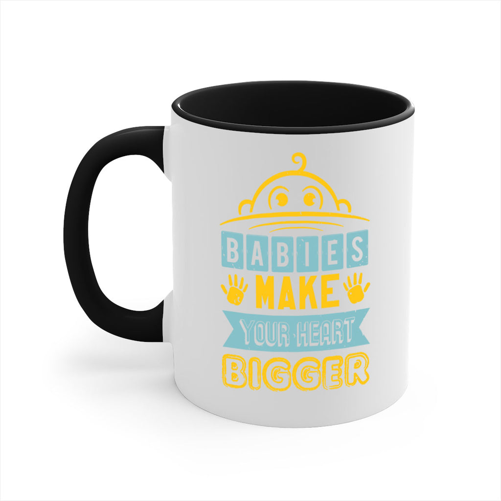 Babies make your heart bigger Style 17#- baby shower-Mug / Coffee Cup