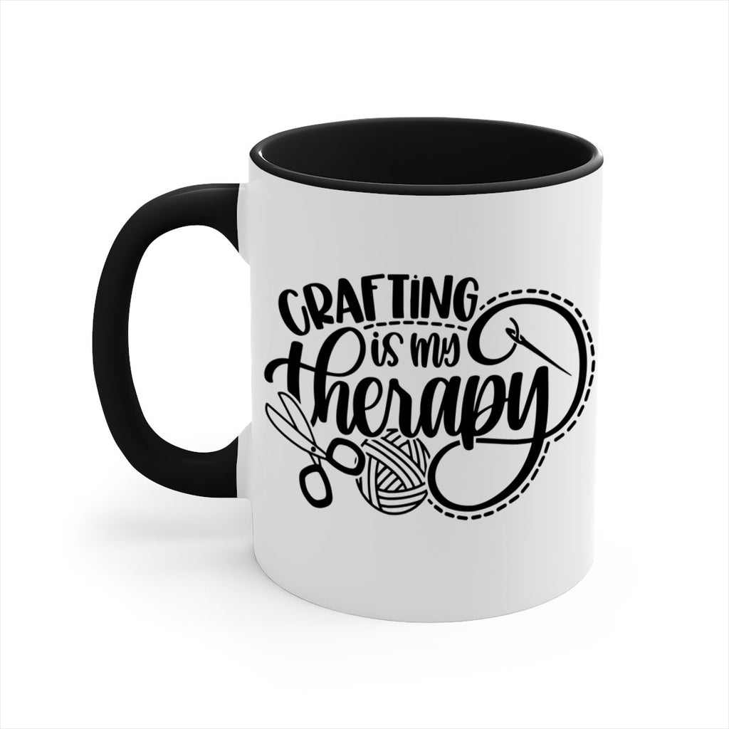 Crafting Is My Therapy 34#- crafting-Mug / Coffee Cup