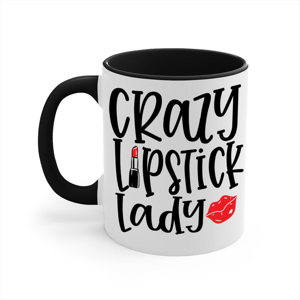 Crazy Lipstick Lady Style 240#- makeup-Mug / Coffee Cup