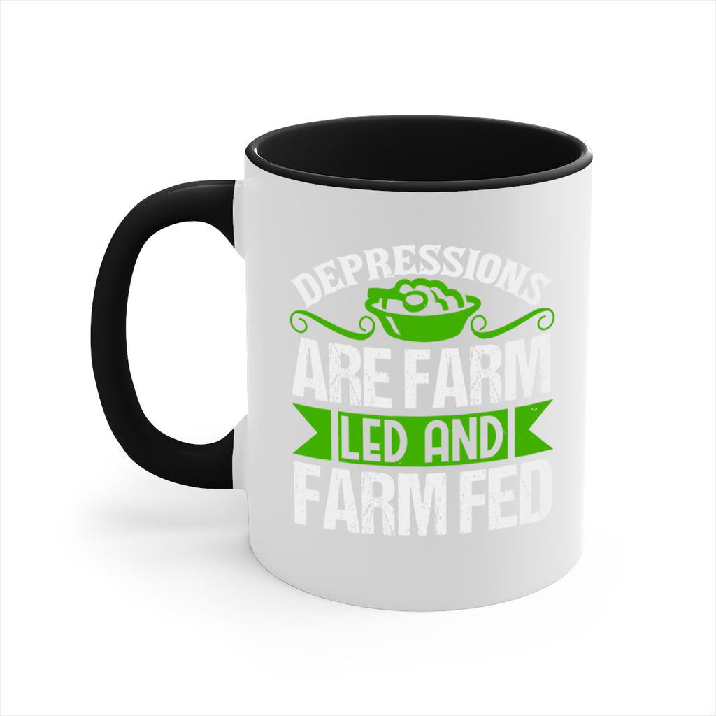 Depression are farm led and farmed 25#- Farm and garden-Mug / Coffee Cup