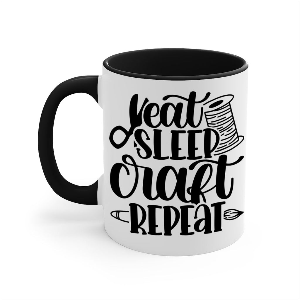 Eat Sleep Craft Repeat 29#- crafting-Mug / Coffee Cup