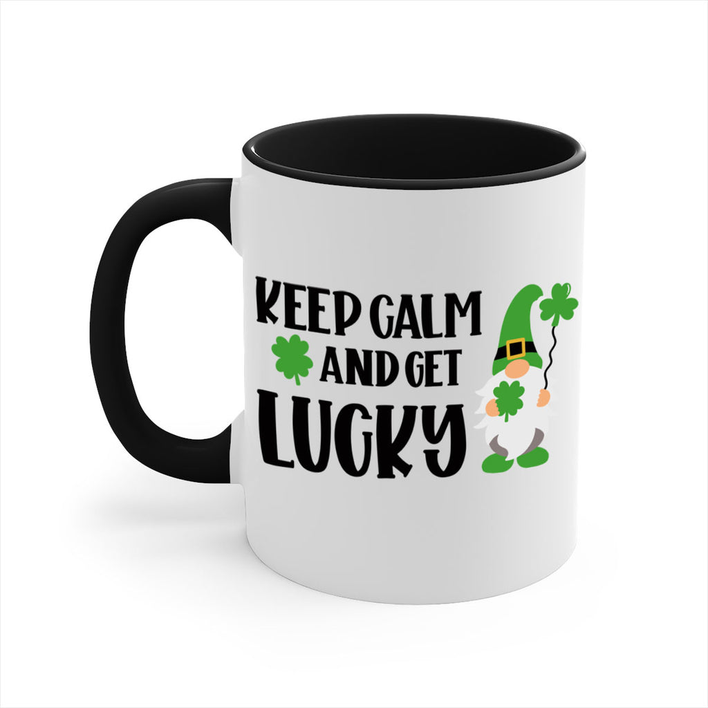 Keep Calm And Get Lucky Style 75#- St Patricks Day-Mug / Coffee Cup