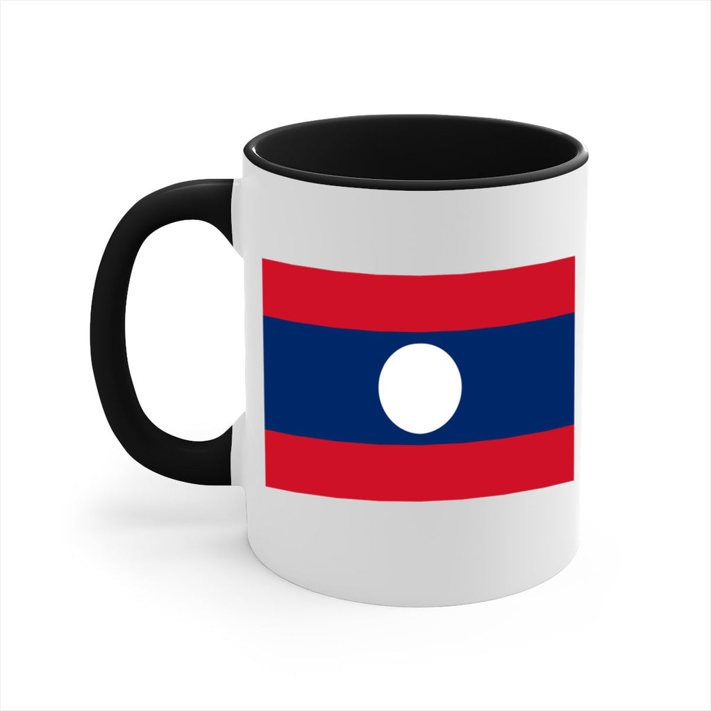 Laos 105#- world flag-Mug / Coffee Cup