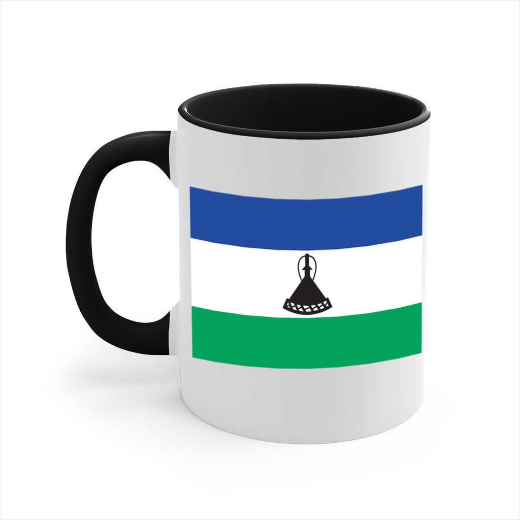 Lesotho 102#- world flag-Mug / Coffee Cup