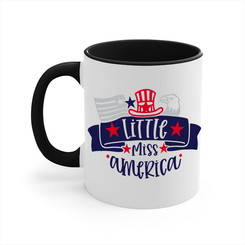 Little Miss America Style 162#- 4th Of July-Mug / Coffee Cup