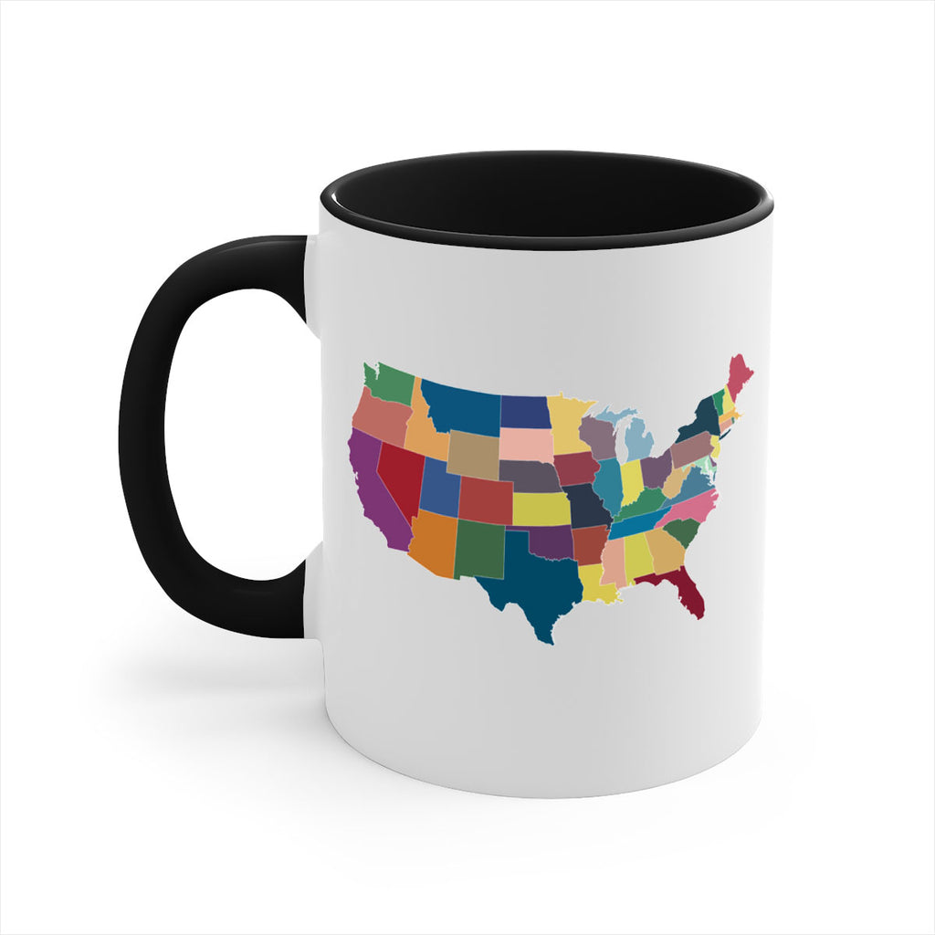 Separate Color Map Style 73#- 4th Of July-Mug / Coffee Cup