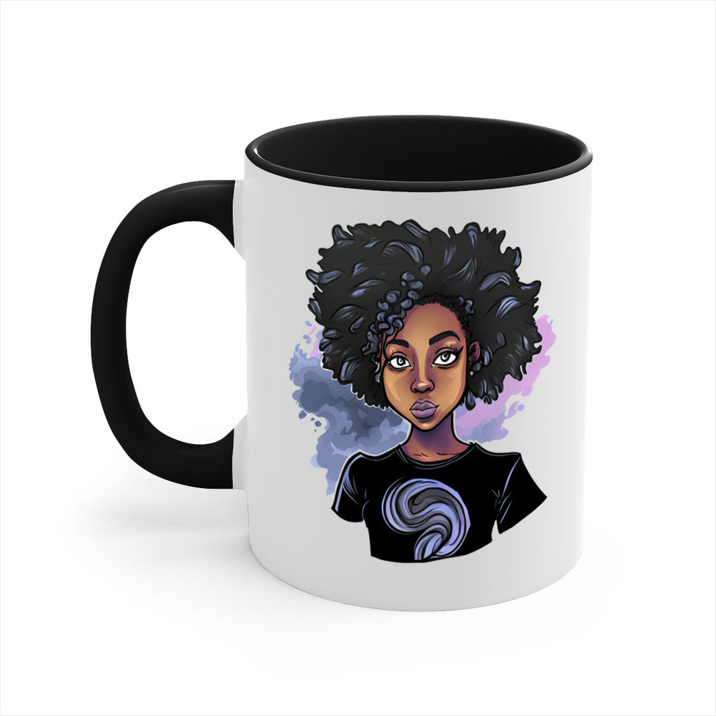 Sparkling Black Girl Design 1#- Black women - Girls-Mug / Coffee Cup