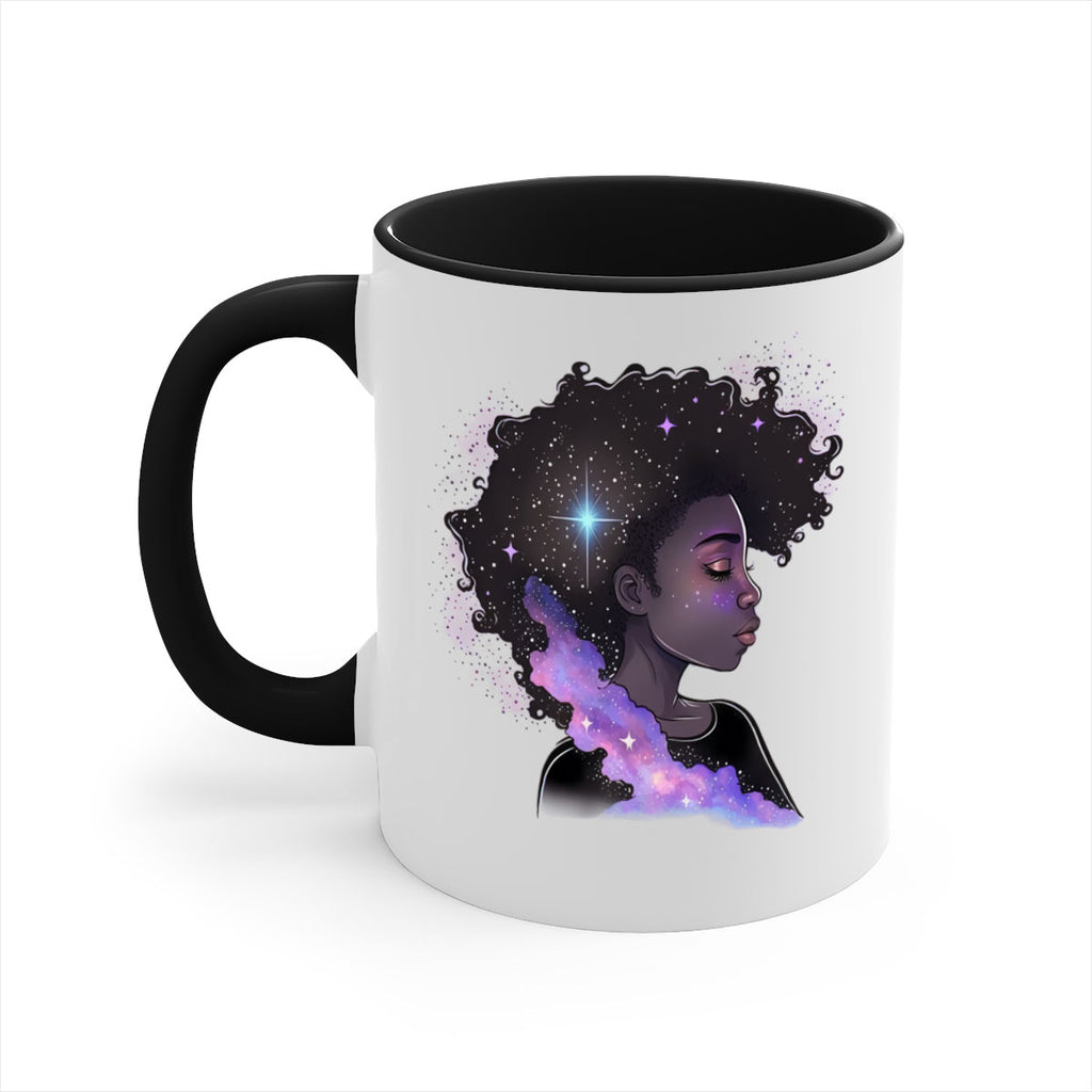 Sparkling Black Girl Design 4#- Black women - Girls-Mug / Coffee Cup
