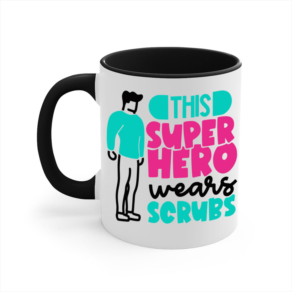 This Superhero Wears Scrubs Style Style 19#- nurse-Mug / Coffee Cup