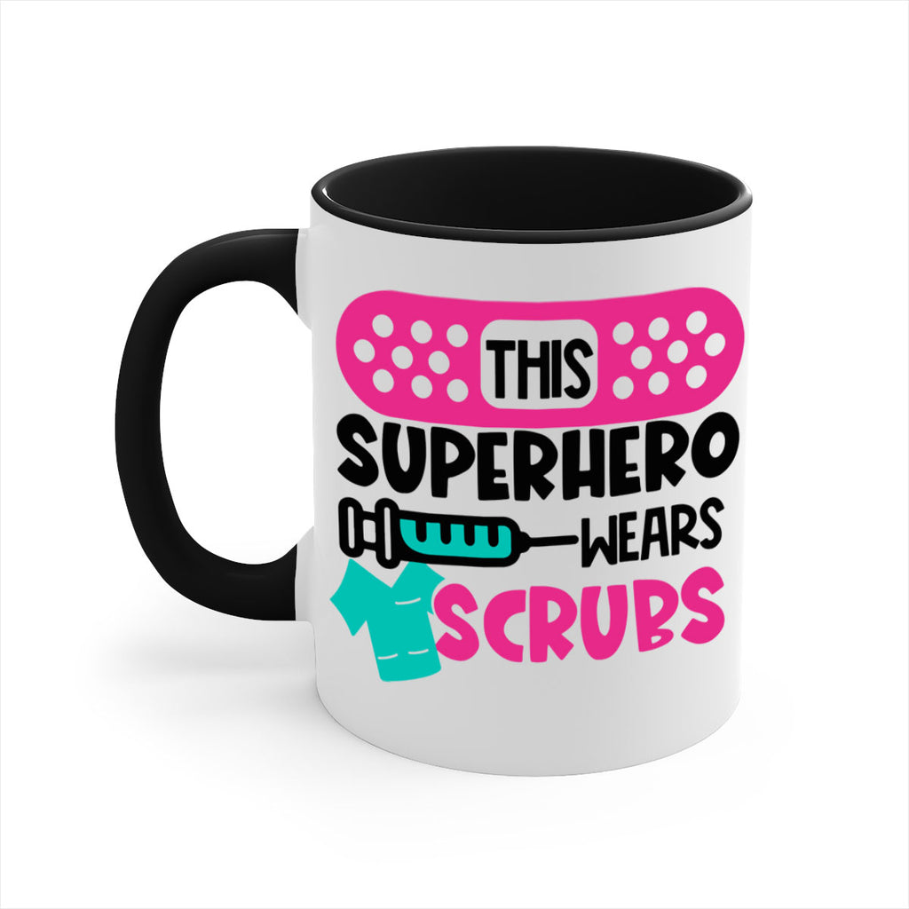 This Superhero Wears Scrubs Style Style 20#- nurse-Mug / Coffee Cup