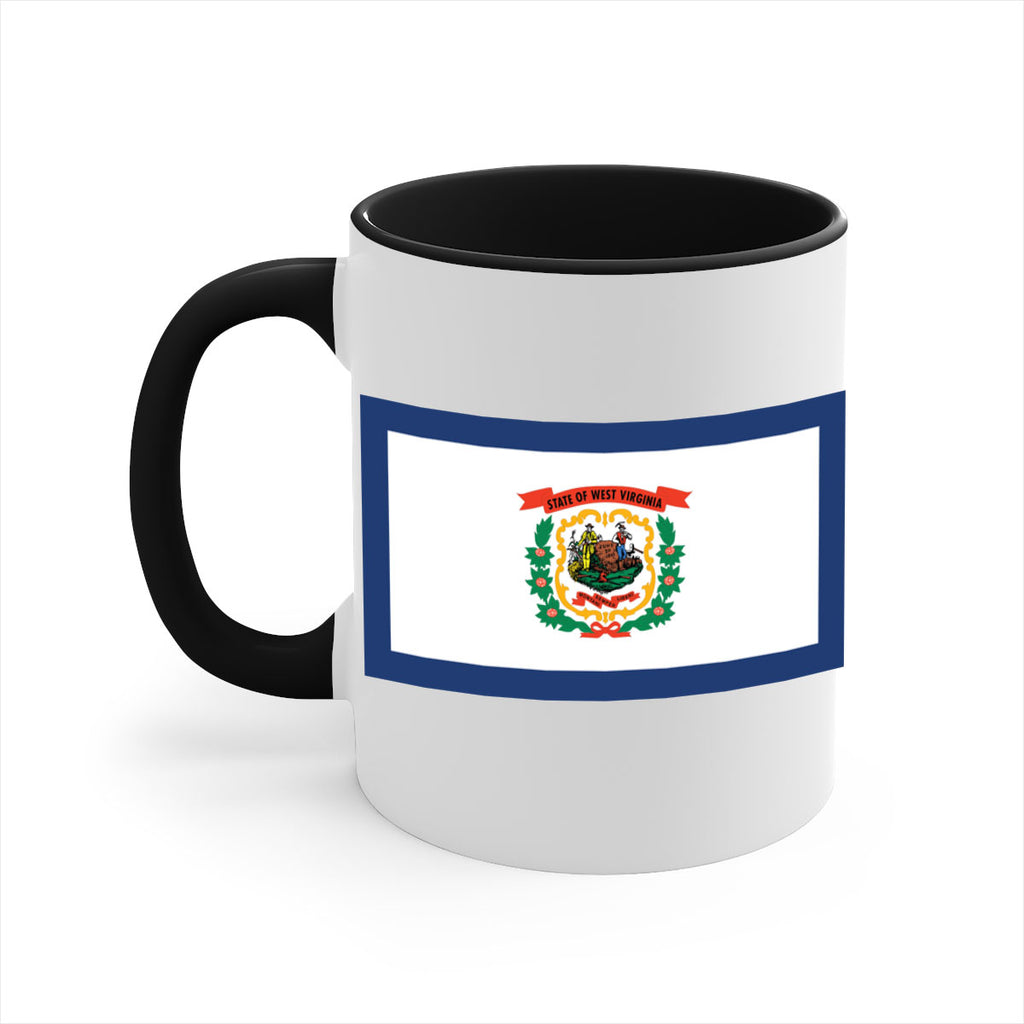 West Virginia 3#- Us Flags-Mug / Coffee Cup