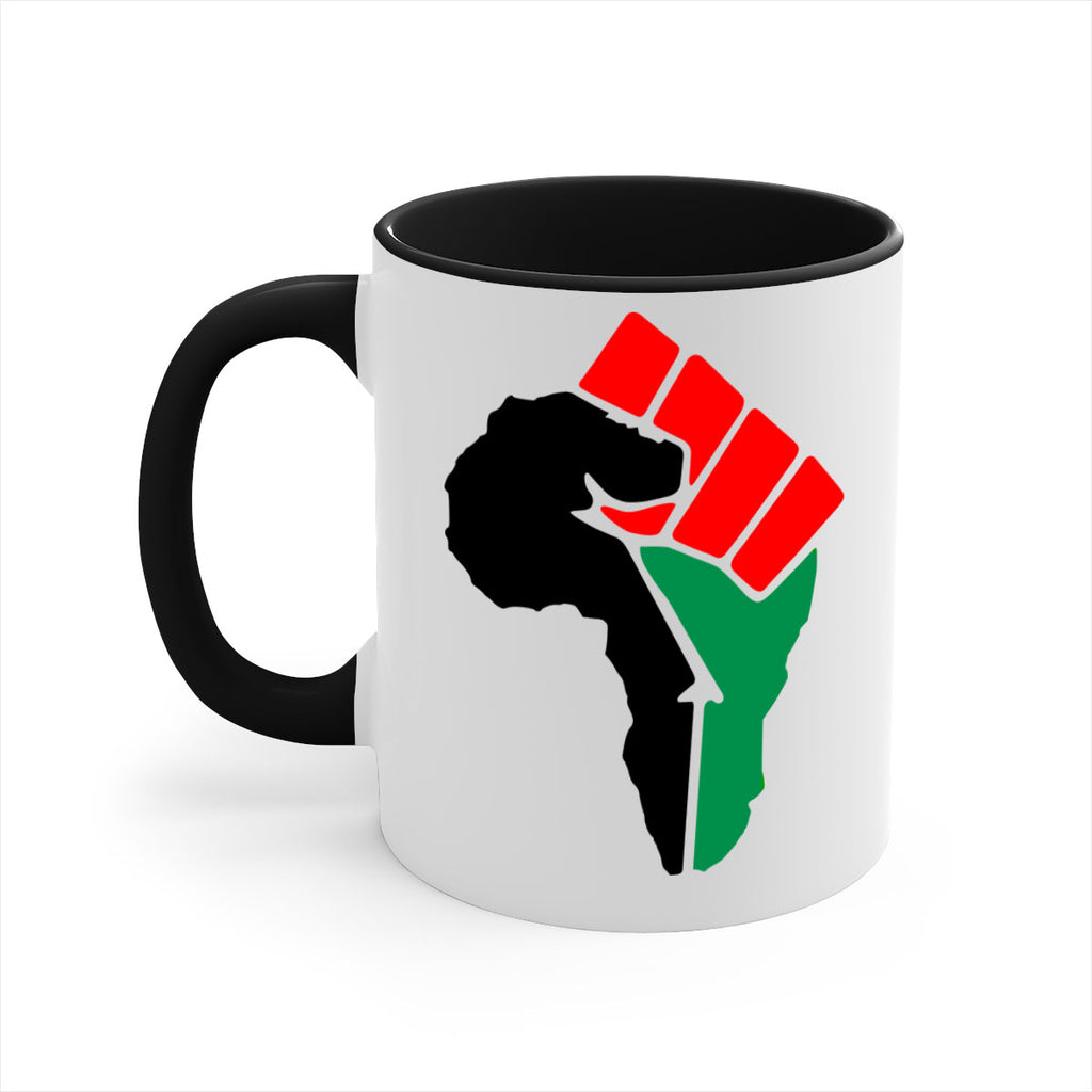 african power fist 274#- black words - phrases-Mug / Coffee Cup