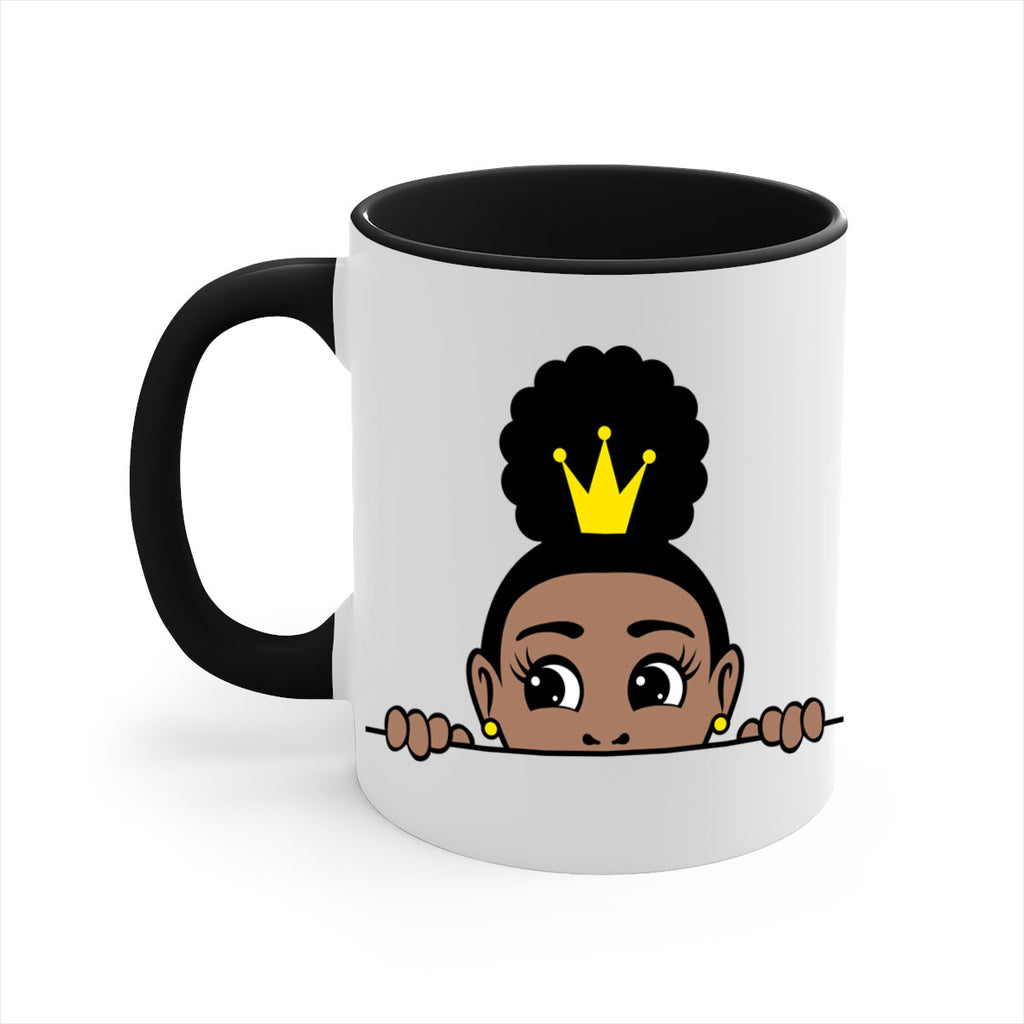 afro puff crown girl 1#- Black women - Girls-Mug / Coffee Cup