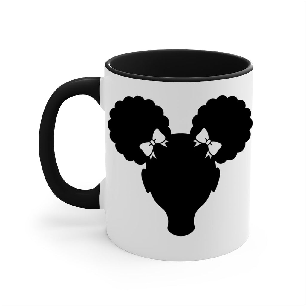 afro puffs girl 75#- Black women - Girls-Mug / Coffee Cup