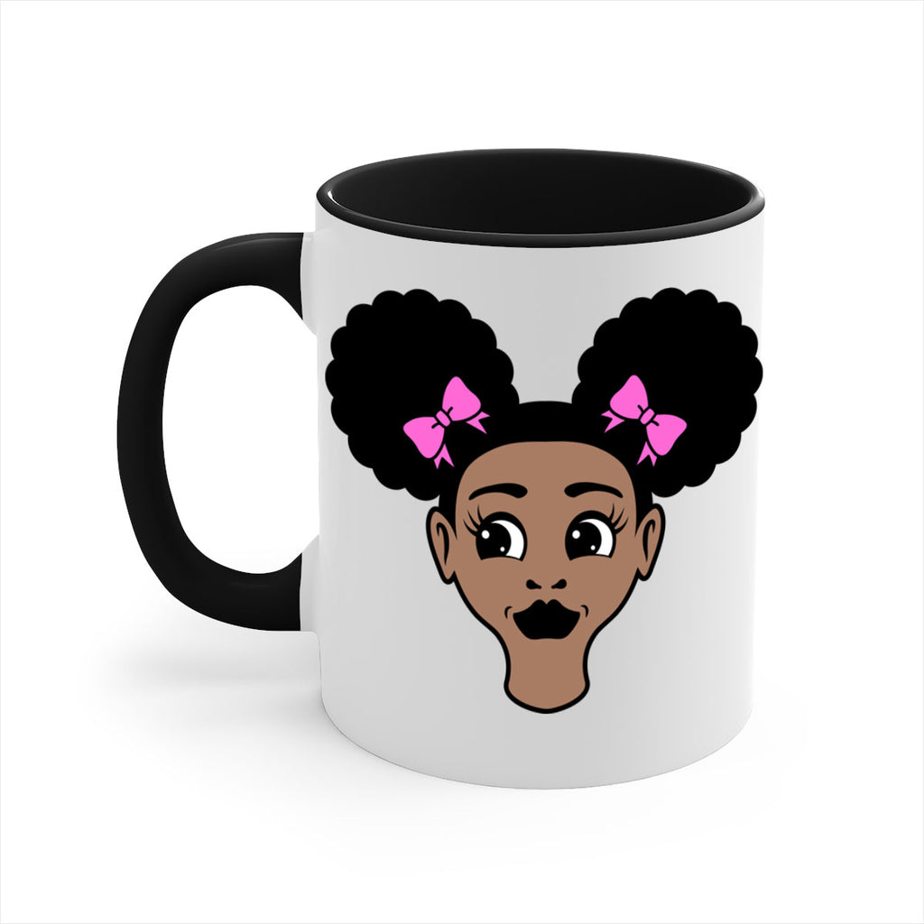 afro puffs girl 76#- Black women - Girls-Mug / Coffee Cup