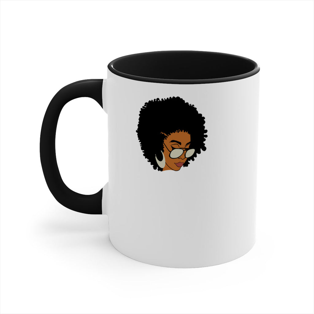 black afro 46#- Black women - Girls-Mug / Coffee Cup