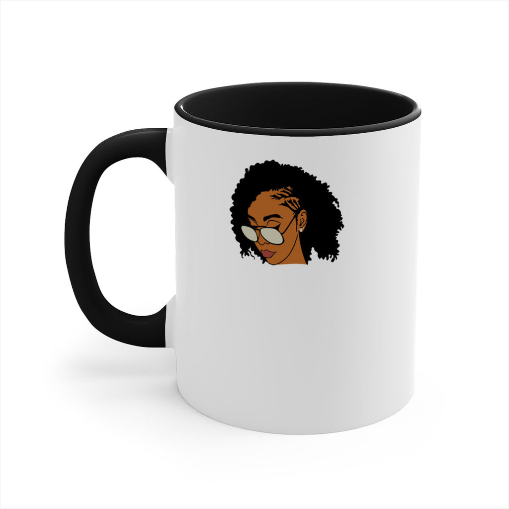 black afro 47#- Black women - Girls-Mug / Coffee Cup