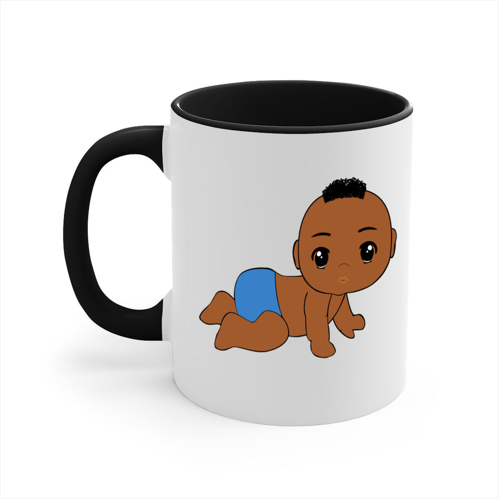 black baby boy 9#- Black men - Boys-Mug / Coffee Cup