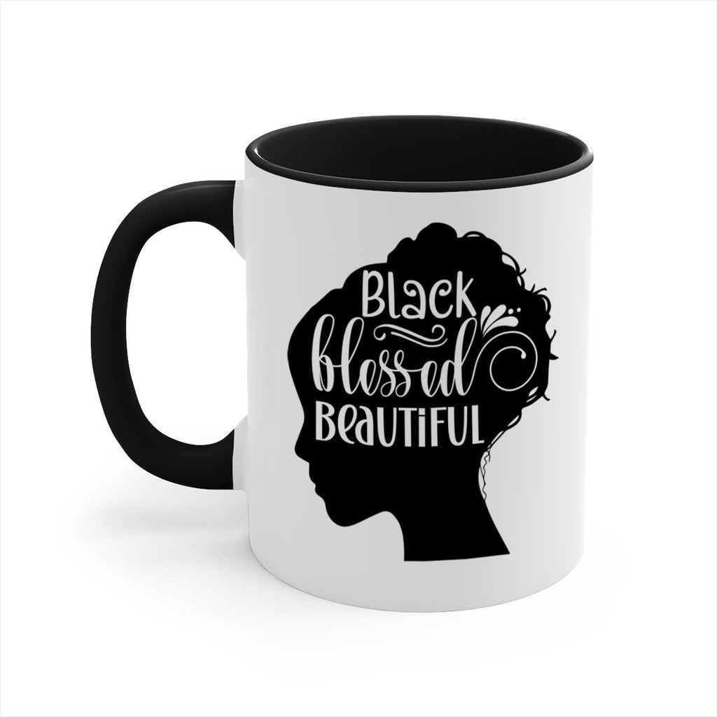 black blessed beautiful Style 62#- Black women - Girls-Mug / Coffee Cup