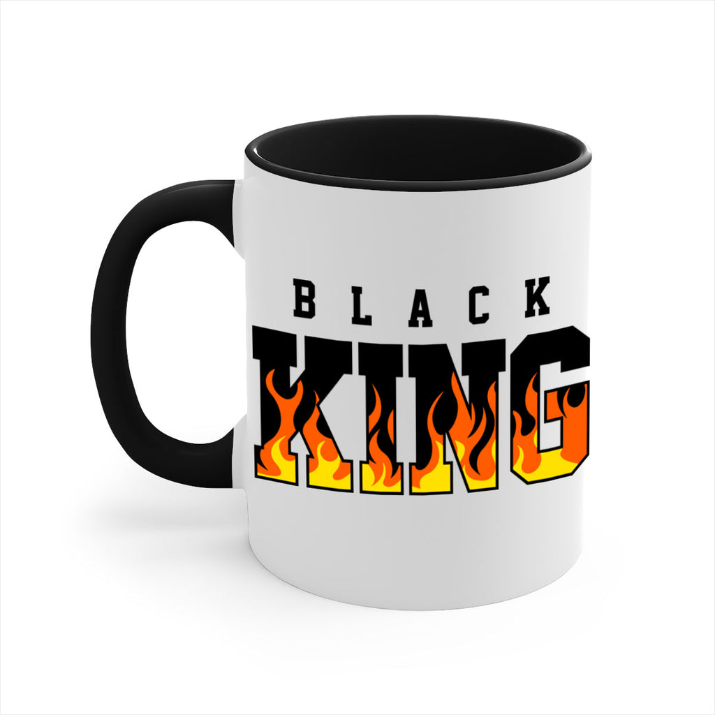 black king flames 232#- black words - phrases-Mug / Coffee Cup