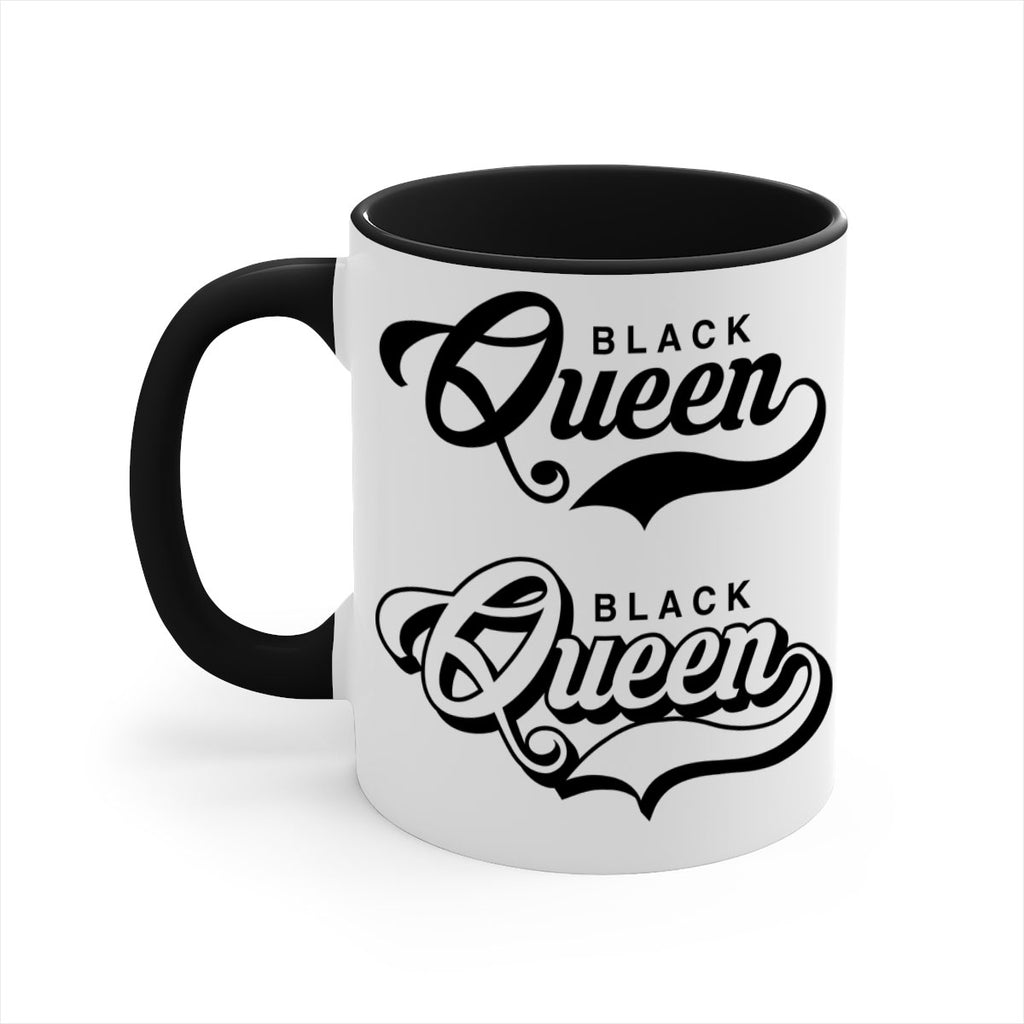 black queen 195#- black words - phrases-Mug / Coffee Cup