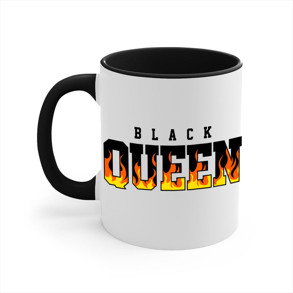 black queen flames 220#- black words - phrases-Mug / Coffee Cup