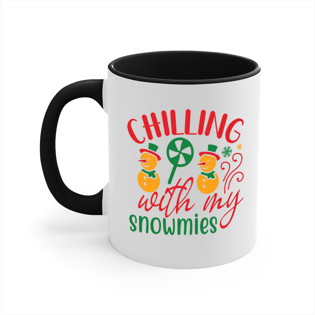 chilling with my snowmies style 91#- christmas-Mug / Coffee Cup