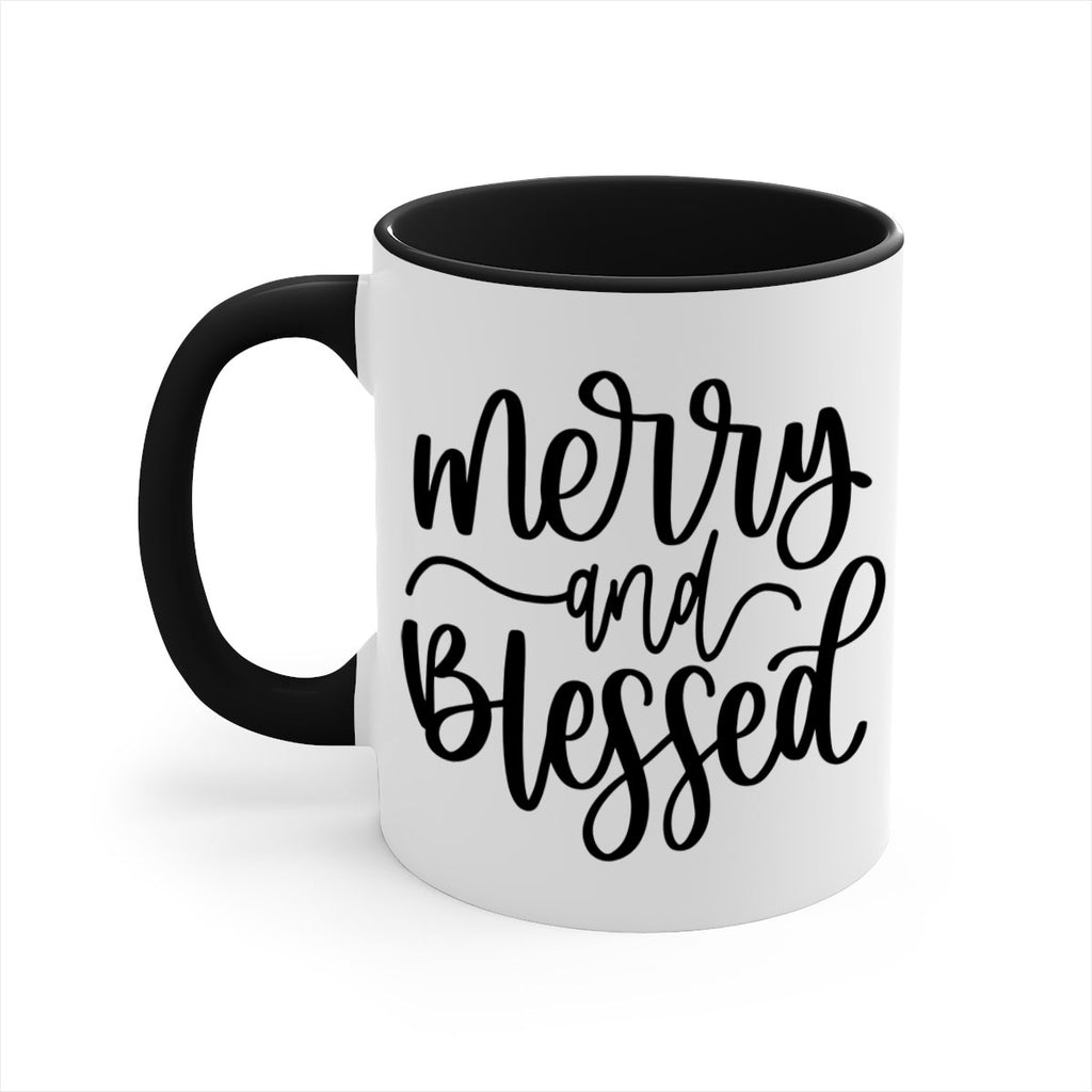 christmas ornamentsmerry and blessed 179#- christmas-Mug / Coffee Cup