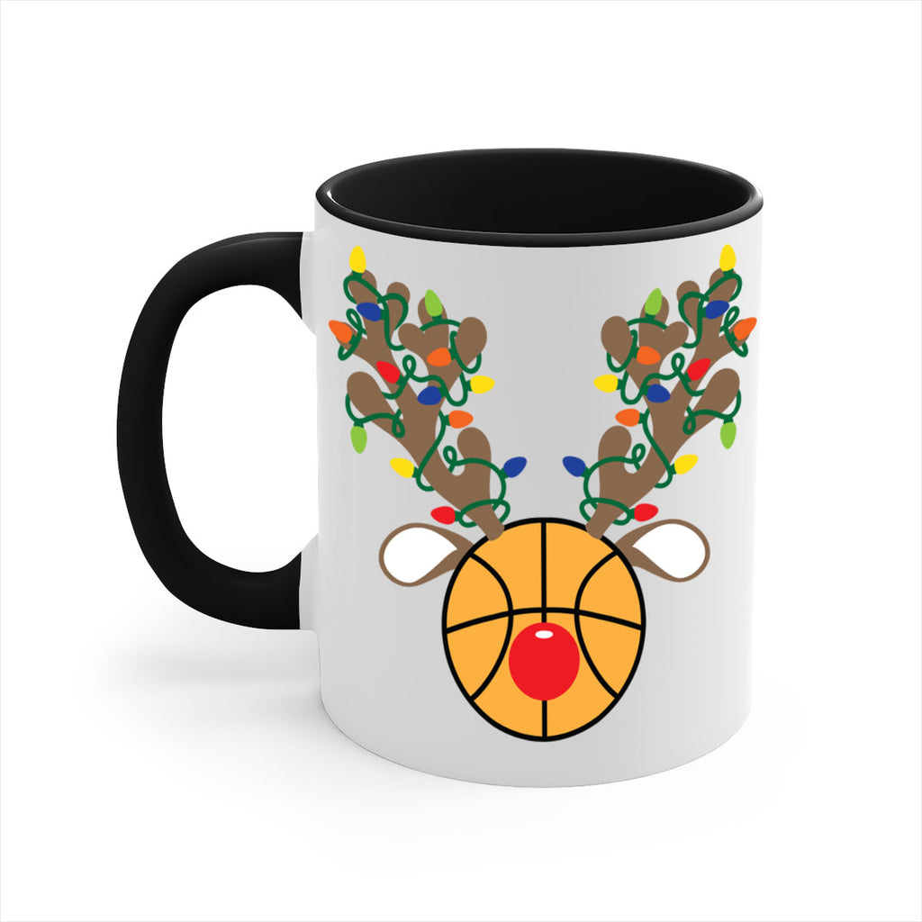 christmas reindeer antler basketball style 115#- christmas-Mug / Coffee Cup