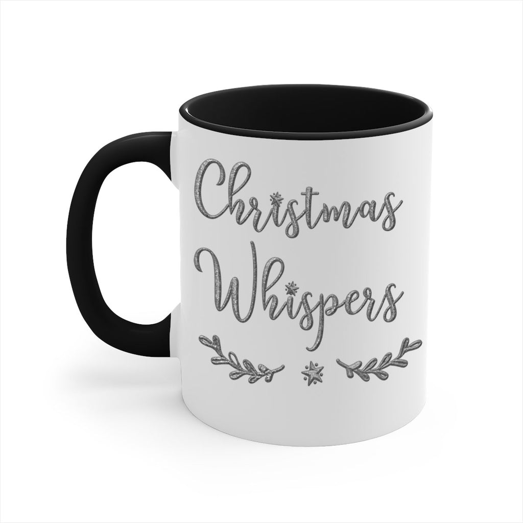 christmas whispers silver 378#- christmas-Mug / Coffee Cup