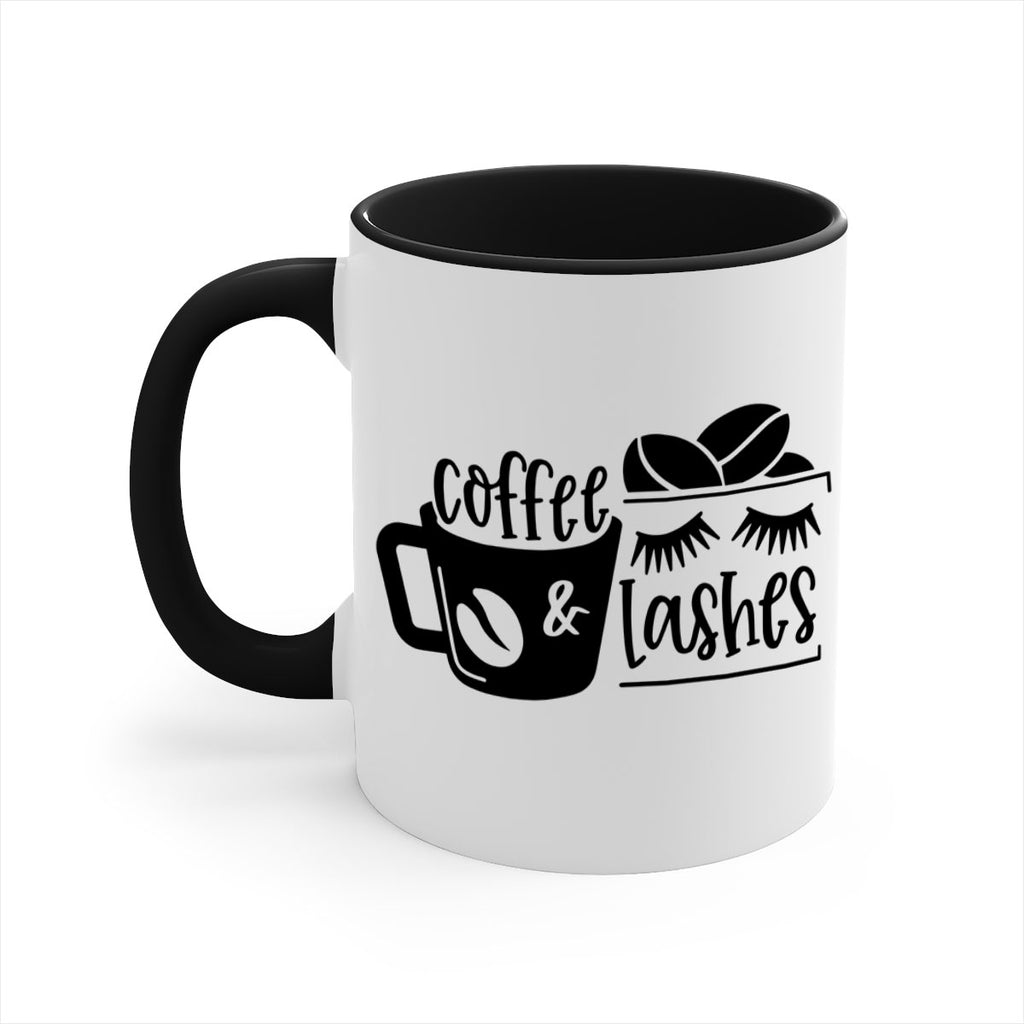 coffee lashes 176#- coffee-Mug / Coffee Cup