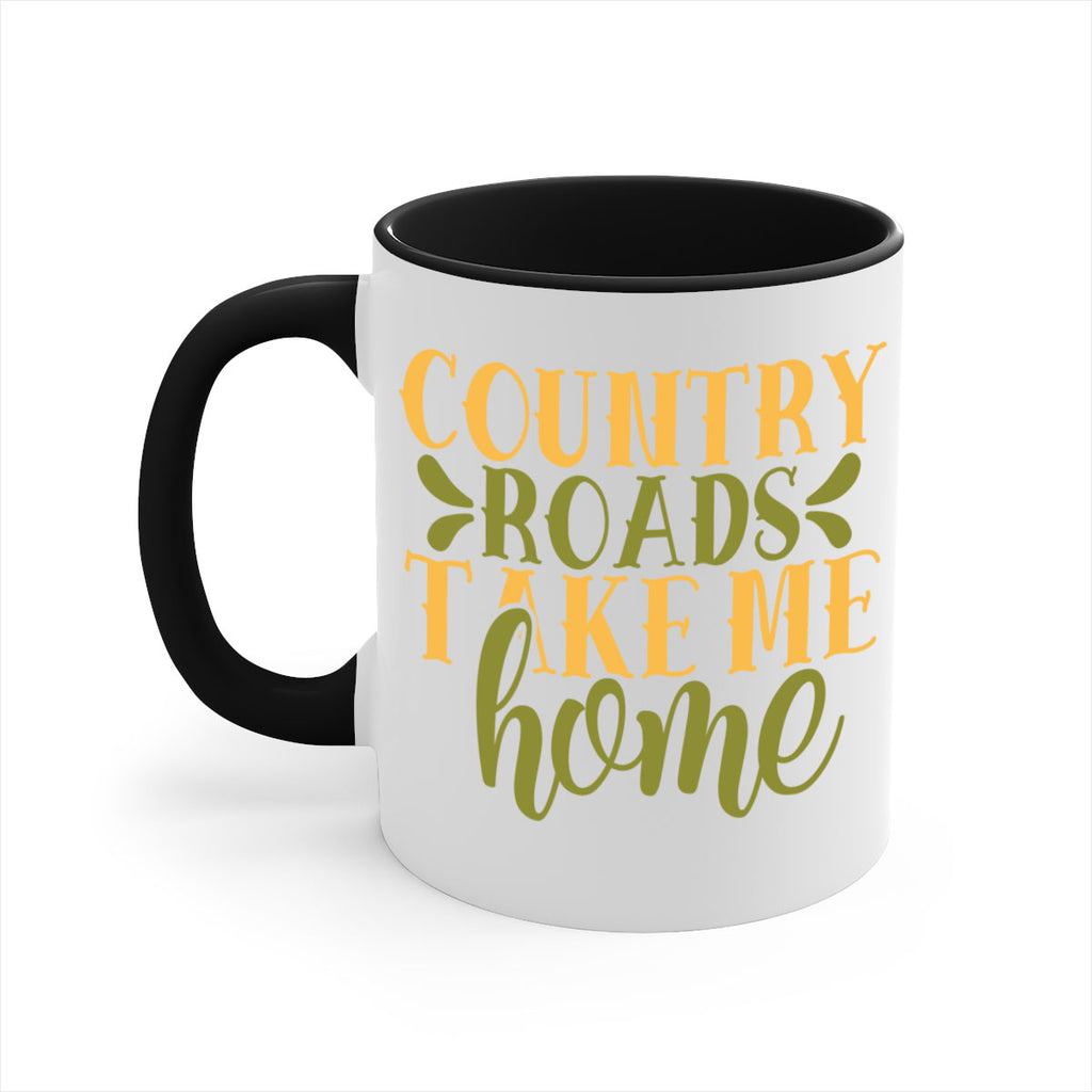 country roads take me home 19#- Farm and garden-Mug / Coffee Cup