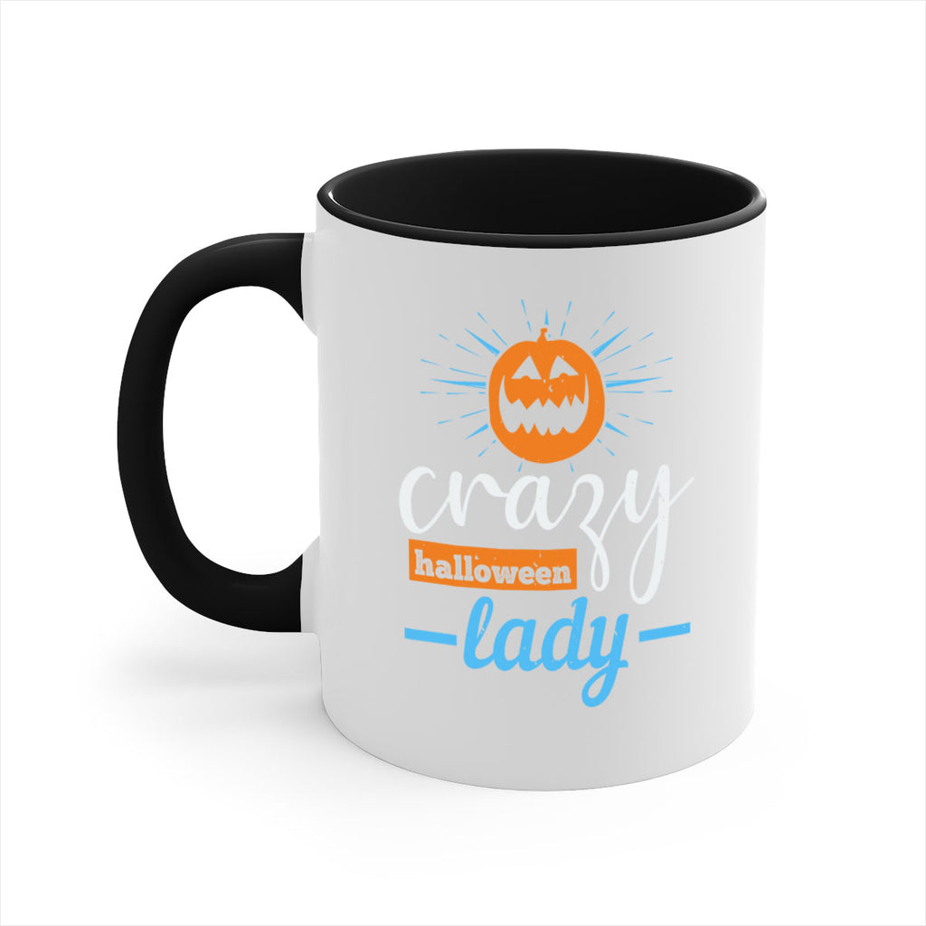 crazy halloween lady 118#- halloween-Mug / Coffee Cup