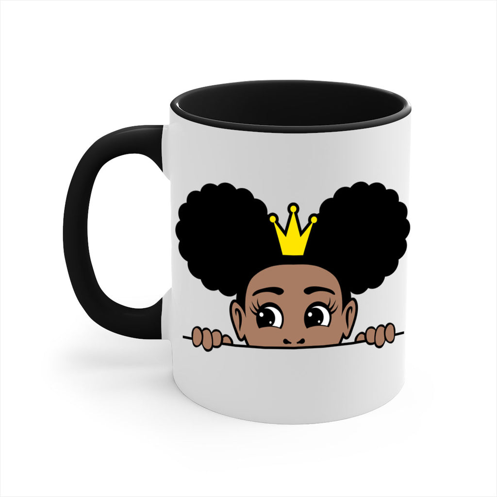 crown afro puffs 51#- Black women - Girls-Mug / Coffee Cup