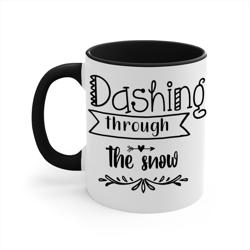 dashing through the snow style 149#- christmas-Mug / Coffee Cup