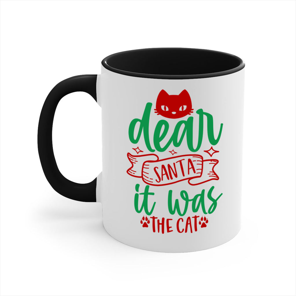 dear santa it was the cat style 170#- christmas-Mug / Coffee Cup