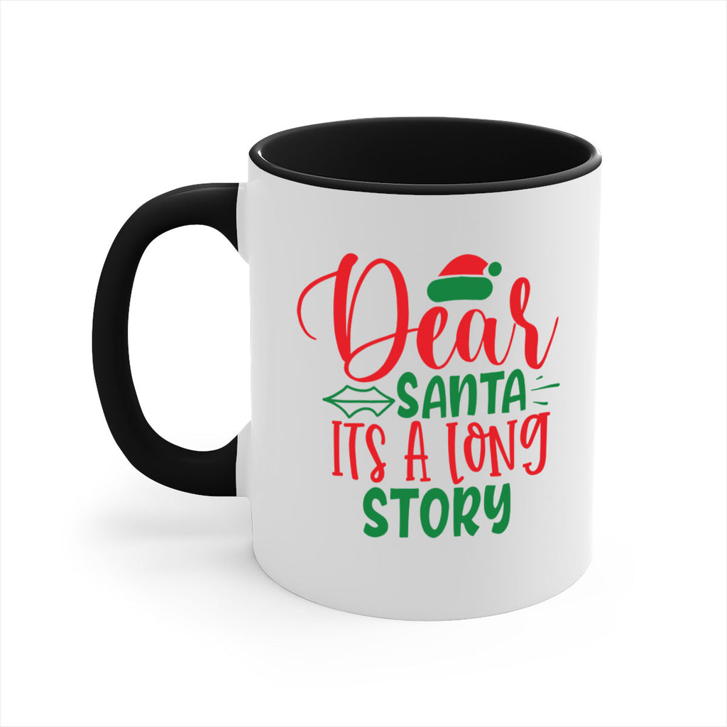 dear santa its a long story style 173#- christmas-Mug / Coffee Cup