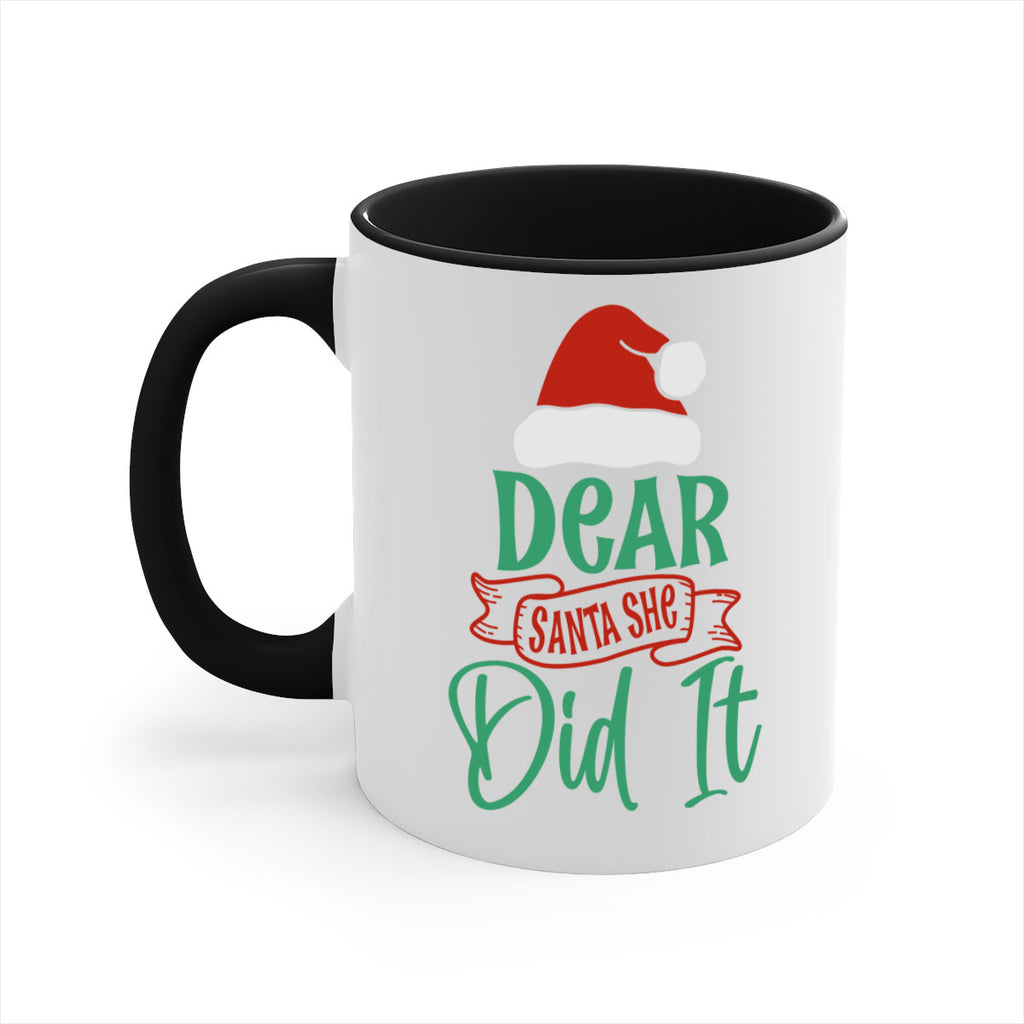 dear santa she did it style 177#- christmas-Mug / Coffee Cup