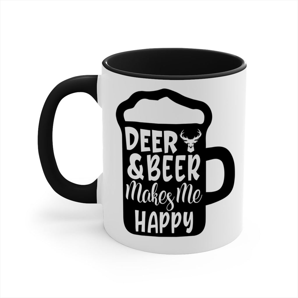 deer and beer makes me happy 17#- hunting-Mug / Coffee Cup