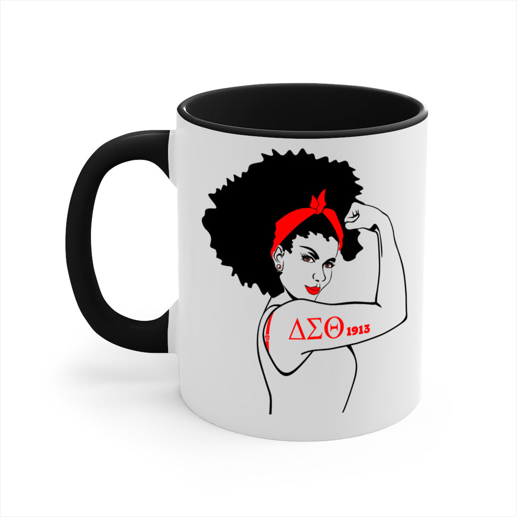 delta sigma theta 6#- black words - phrases-Mug / Coffee Cup