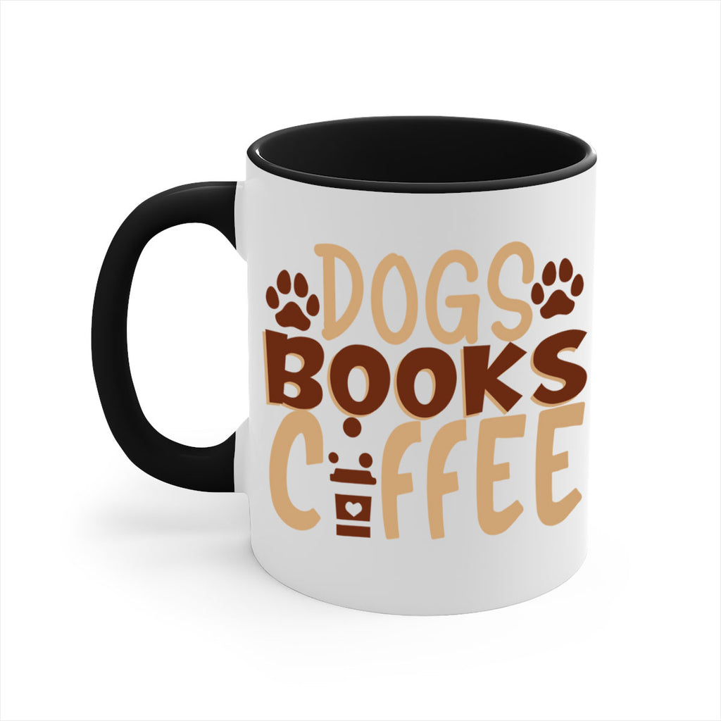 dogs books coffee 214#- coffee-Mug / Coffee Cup