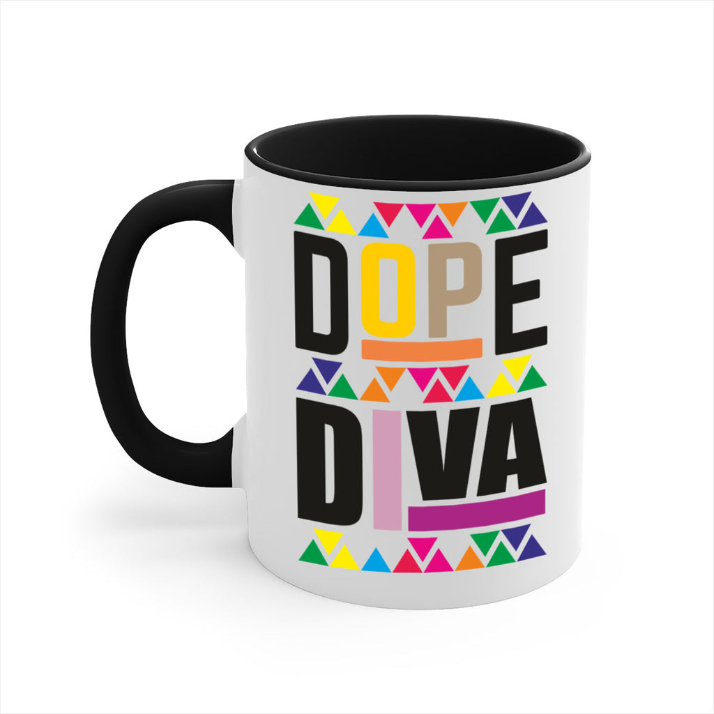 dope diva- black words - phrases-Mug / Coffee Cup