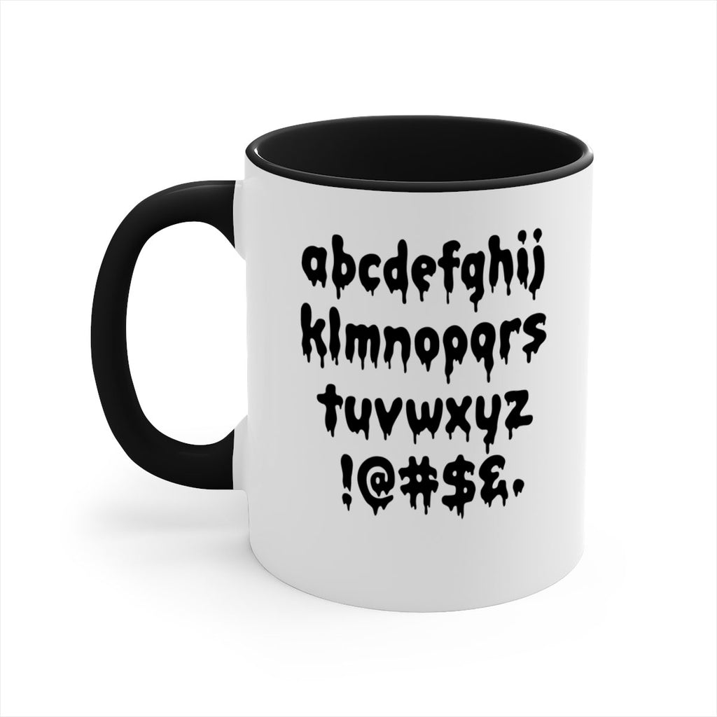 dripping lowercase 162#- black words - phrases-Mug / Coffee Cup