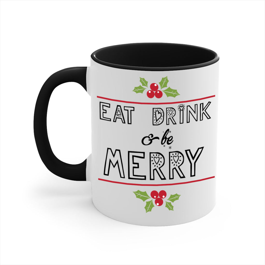 eat drink & be merry style 189#- christmas-Mug / Coffee Cup