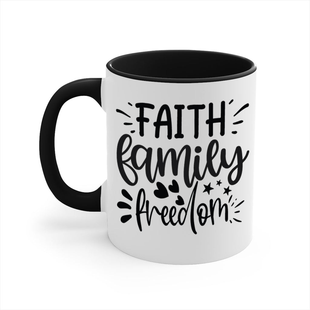 faith family freedom 43#- Family-Mug / Coffee Cup