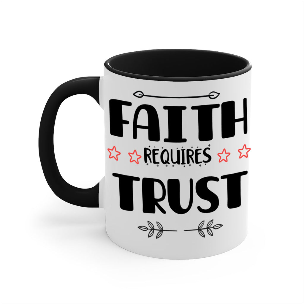 faith requires trust style 203#- christmas-Mug / Coffee Cup